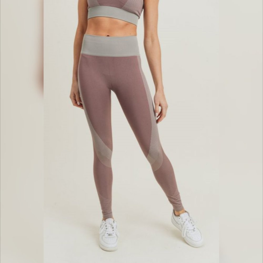 Chevron Track Seamless Highwaist Leggings